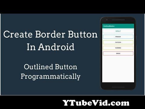 Outline button Andoid from flutter button border color Video Screenshot Preview hqdefault
