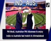 Ahead of the fourth and final test match between India and Australia e on March 09 in the Border Gavaskar Trophy 2023 series, Prime Minister Narendra Modi and his Australian counterpart Anthony Albanese are all set to enjoy the much high voltage test match in Ahmedabad. &#60;br/&#62;&#60;br/&#62;The match would be held at Gujarat’s iconic Narendra Modi stadium. All security arrangements have been made along with posters and banners of both leaders being displayed at different spots throughout the stadium. Earlier, Gujarat CM Bhupendra Patel also arrived at the stadium to take stock of the preparations.