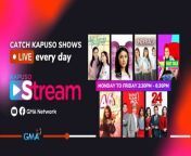 Catch your favorite shows LIVE daily only here on Kapuso Stream!&#60;br/&#62; &#60;br/&#62;Abot Kamay Na Pangarap (starring Carmina Villarroel, Jillian Ward, Richard Yap, and Andrei Paras), Unica Hija (starring Kate Valdez, Maybelyn Cruz, and Katrina Halili), Fast Talk with Boy Abunda and Underage (starring Lexi Gonzales, Hailey Mendes, Elijah Alejo, and Gil Cuerva) LIVESTREAMING today on Kapuso Stream. #KapusoStream #KapusoStreamLive #KapusoLivestream